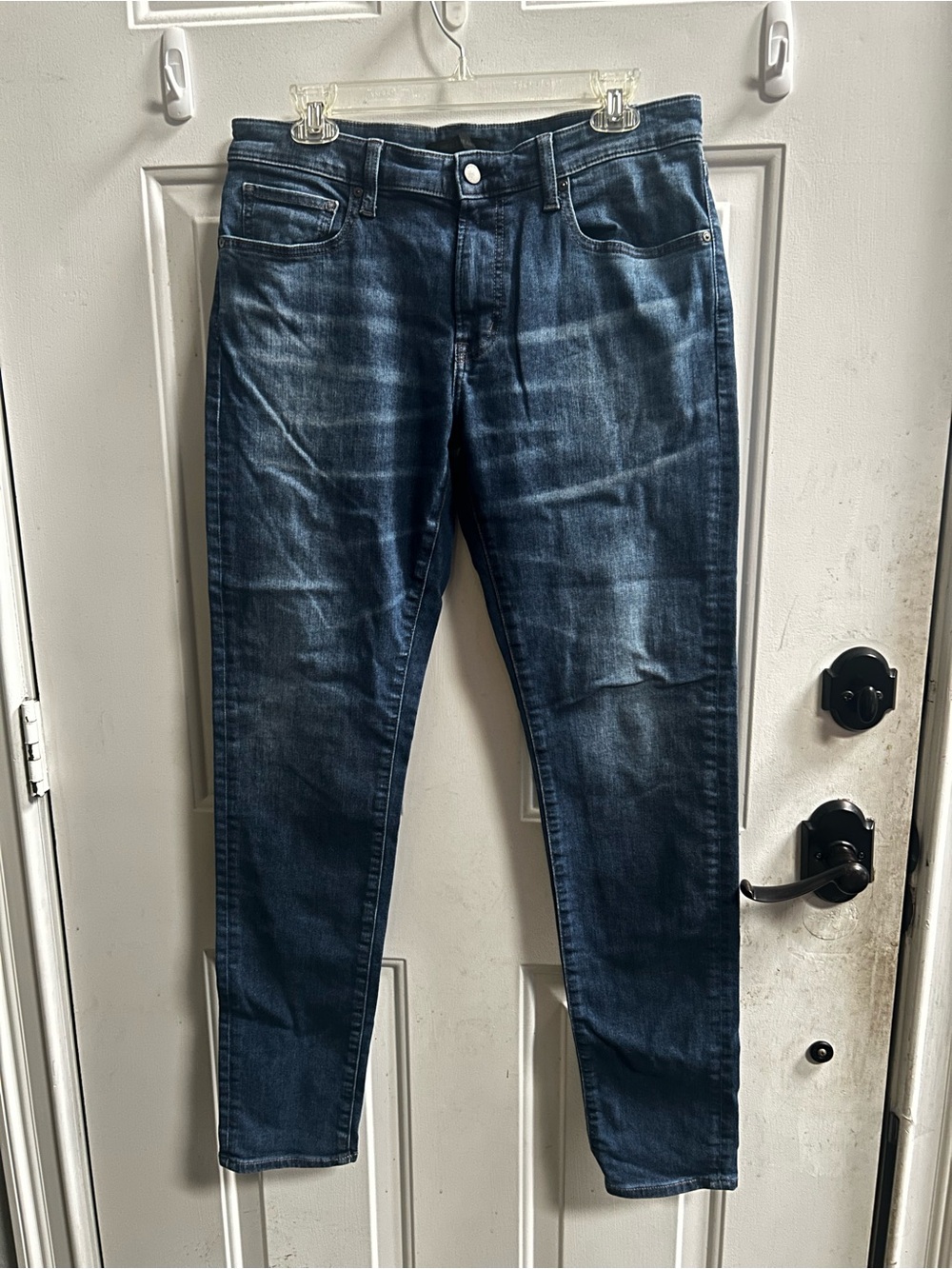 Uniqlo Men's Indigo Skinny Tapered Jeans Sz 33 x 34